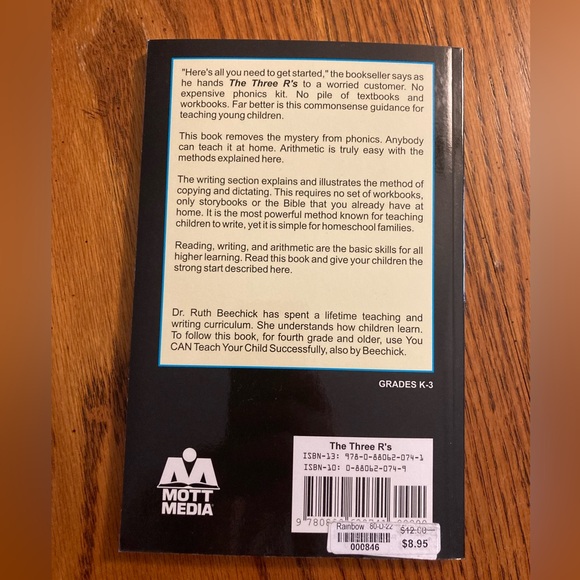 The Three R's paperback by Ruth Beechick - Picture 2 of 2